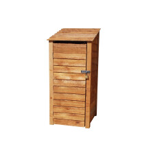 (6ft, Rustic Brown) Wooden Tool Store - Standard Roof (L-79cm, H-126cm / 180cm, W-81cm)