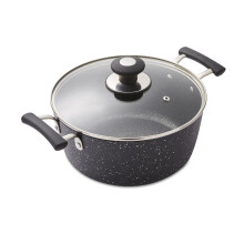 Tower T900116 Precision 24cm Non-Stick Stock Pot Black