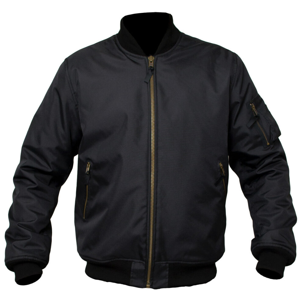 (M) ARMR Bomber Textile Jacket Black