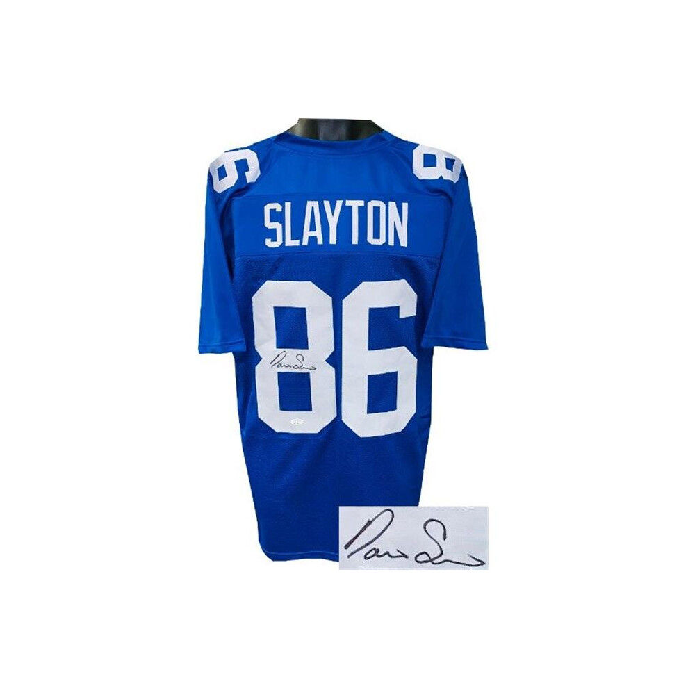 Photos - Football Kit Athlon Sports CTBL-028569 Darius Slayton Signed Navy Custom Stitched Pro Style Football Jersey - Extra Large - JSA Witnessed