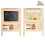 7 in 1 Kids Educational Easel Blackboard Multi-Activity Drawing Board Alphabet 5