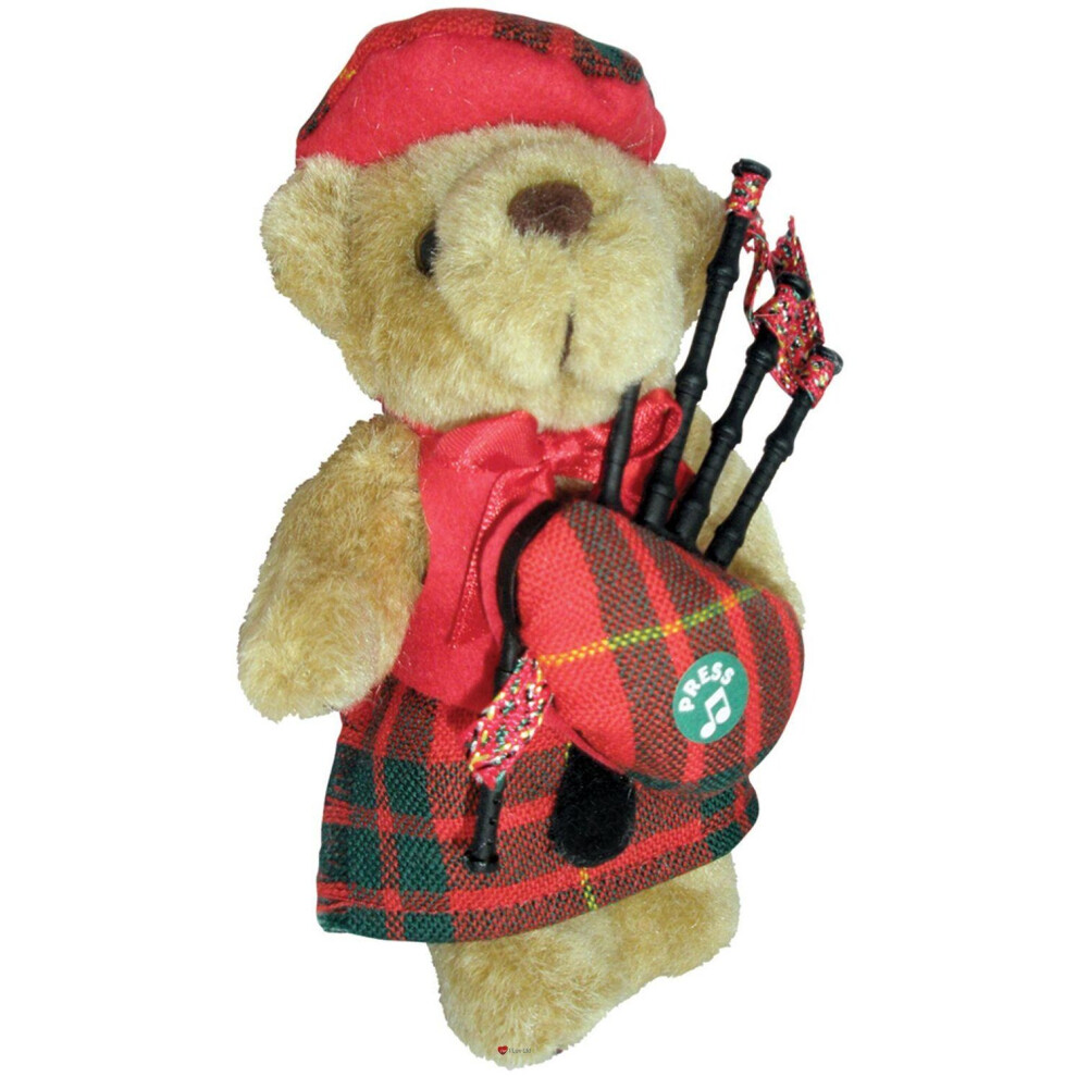 Cameron Tartan Musical Teddy Bear Scottish Gift, Made in Scotland