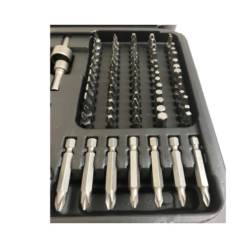 150 Piece Drill Bit Set HSS Masonry Wood Flat Pozi Bits 2