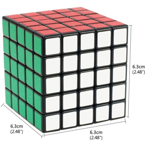 Cooja Rubix Cube 5x5 κύβος, ομαλός μαγικός κύβος 3D παζλ κύβος παζλ 1
