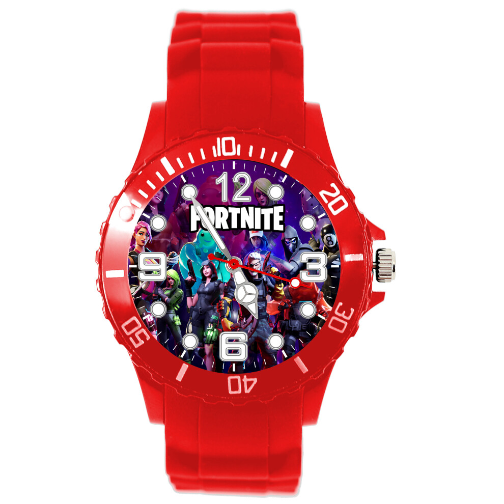 RED Silicone Watch for FORTNITE Fans