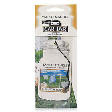 Yankee Candle Car Jar Car Air Freshener - Clean Cotton