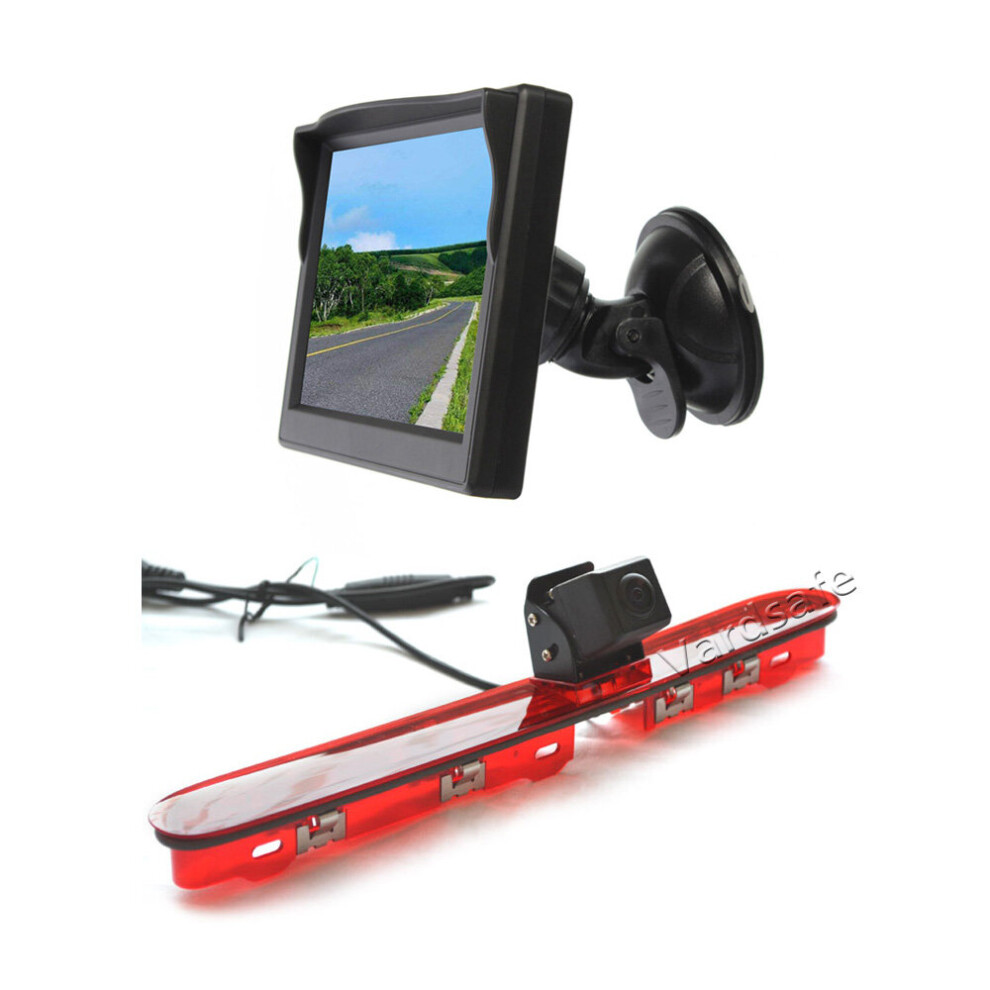 Reverse Backup Camera & Suction Cup Rear View Monitor For Citroen Jumpy Dispatch Spacetourer Peugeot Expert Traveller Proace 2016-2020 Light 9341222235490