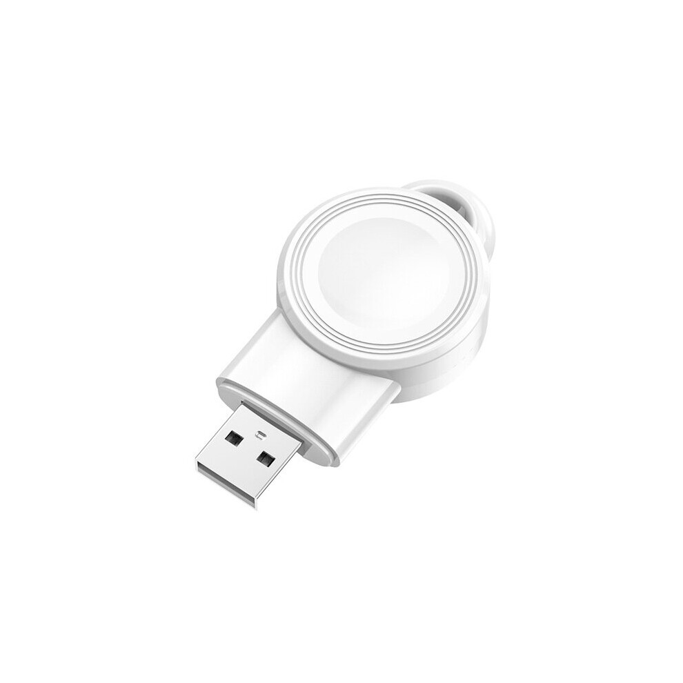 (White) Watch Magnetic Wireless Charger Portable Iwatch White 7371875210706