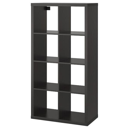 IKEA KALLAX Shelving unit, black-brown77x147 cm on OnBuy
