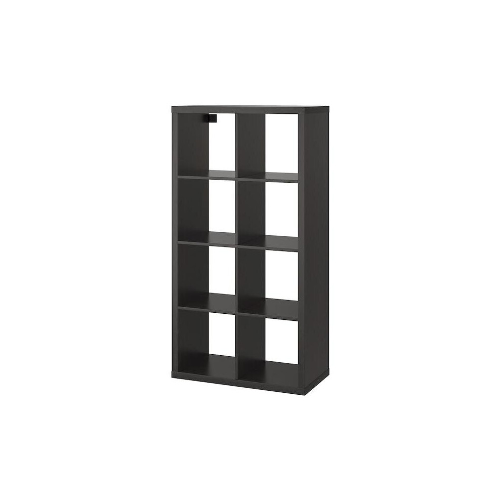 IKEA KALLAX Shelving unit, black-brown77x147 cm