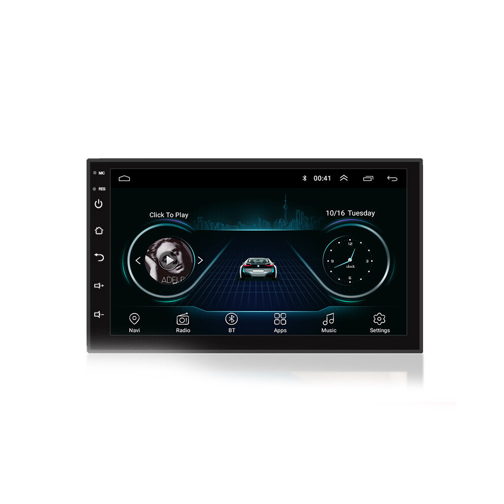 7" 2 Din Android 8.1 Car Stereo Gps Wifi Player Fm Radio Multimedia 7371875210386