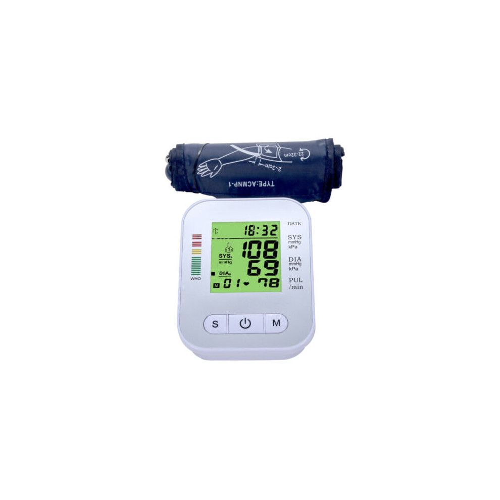 Alzsell Portable Digital Upper Arm Blood Pressure Monitor Meter With Voice New