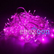 (Pink Rain LED lamps) LED Mains Fairy String Lights Christmas Party Outdoor Home Garden Lights Decor