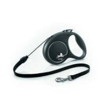 Flexi Black Design Cord M Black 5m 1-20kg (16ft 1-44lbs)