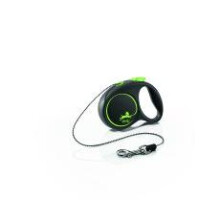 Flexi Black Design Cord Xs Green 3m 1-8kg (10ft 1-18lbs)