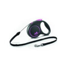 Flexi Black Design Cord S Pink 5m 1-12kg (16ft 1-26lbs)