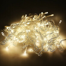 (10M 100 LED Warm White?Festival Holliday Bulbs, 220V Plug With UK Adapter) Fairy String Lights 100 LED Christmas Lights Xmas Tree Indoor & Outdoor Garden Decor
