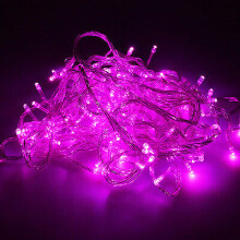 (10M 100 LED Pink?Twinkle String LED Light, 220V Plug With UK Adapter) Fairy String Lights 100 LED Christmas Lights Xmas Tree Indoor & Outdoor Garden Decor