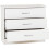 Seconique Nevada 3 Drawer Chest White Gloss 4
