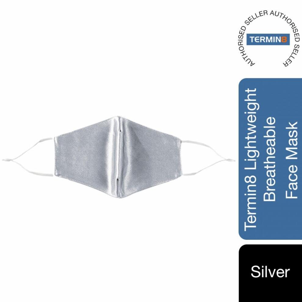 3X Termin8 Lightweight Breathable Snoods- Silver 5056184031724