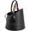 Black Coal Bucket with Teak Handle Shovel 2