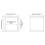 IKEA KALLAX 1 Cube Storage Bookcase Square Shelving Unit, White 3