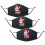 3x Termin8 Merry Christmas Design Breatheable Masks- Design 9 3