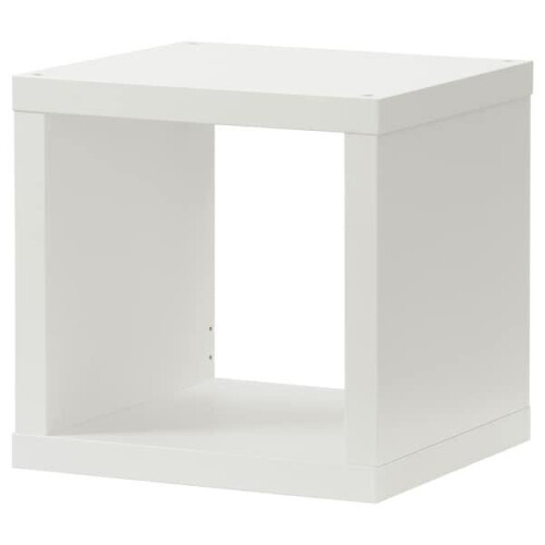 IKEA KALLAX 1 Cube Storage Bookcase Square Shelving Unit, White
