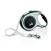 Flexi New Comfort Tape L Black 5m 1-60kg (16ft 1-132lbs)
