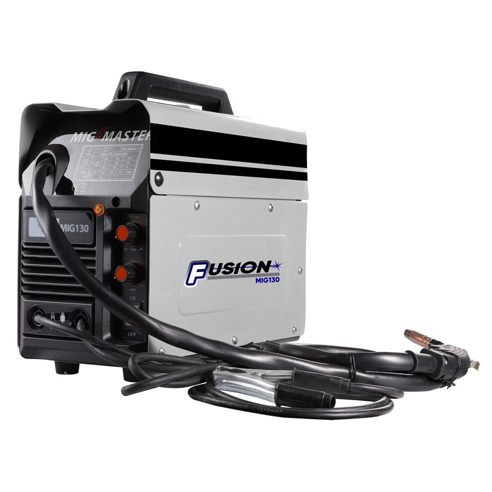 Portable Gasless MIG Welder 130 Amp Auto Flux