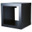 KEA KALLAX 1 Cube Storage Bookcase Square Shelving Unit, Black-Brown 2
