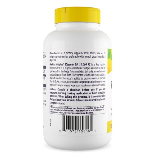 Vitamin D3 10000iu 360 Softgels 2