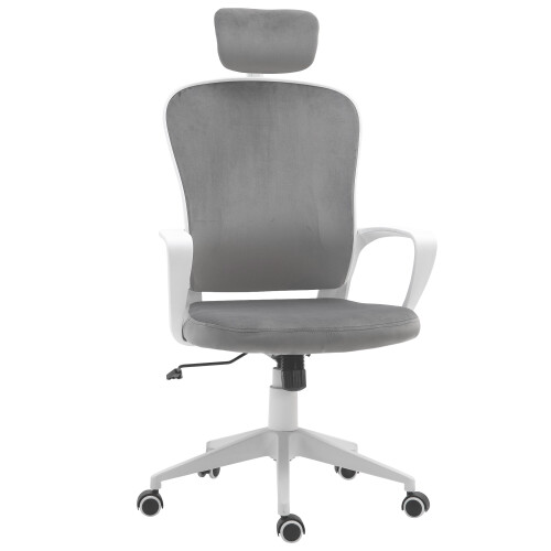 Vinsetto High Back Office Chair Home Rocking w Wheel Up Down