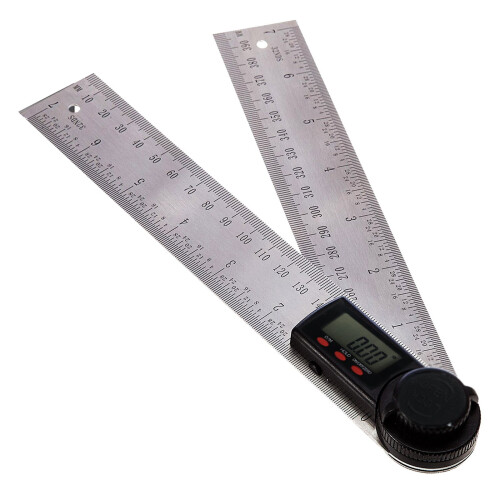 Digital LCD Angle Finder Stainless Steel Rule Trend 400mm