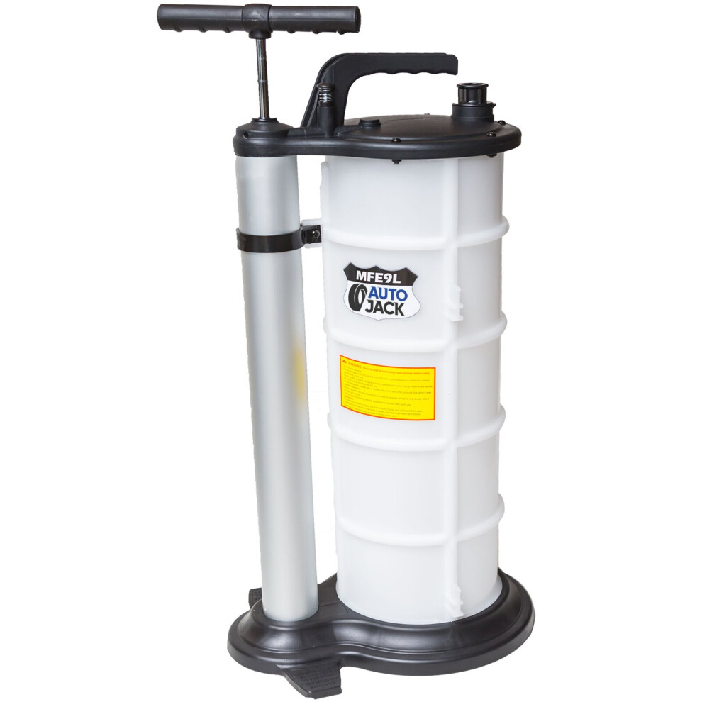 9L Manual Pump Fluid Extractor Vacuum Oil Transfer Of Car 5060504000611
