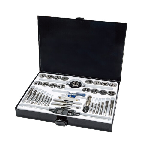 Professional 40Pc Metric Tap and Die Set Kit