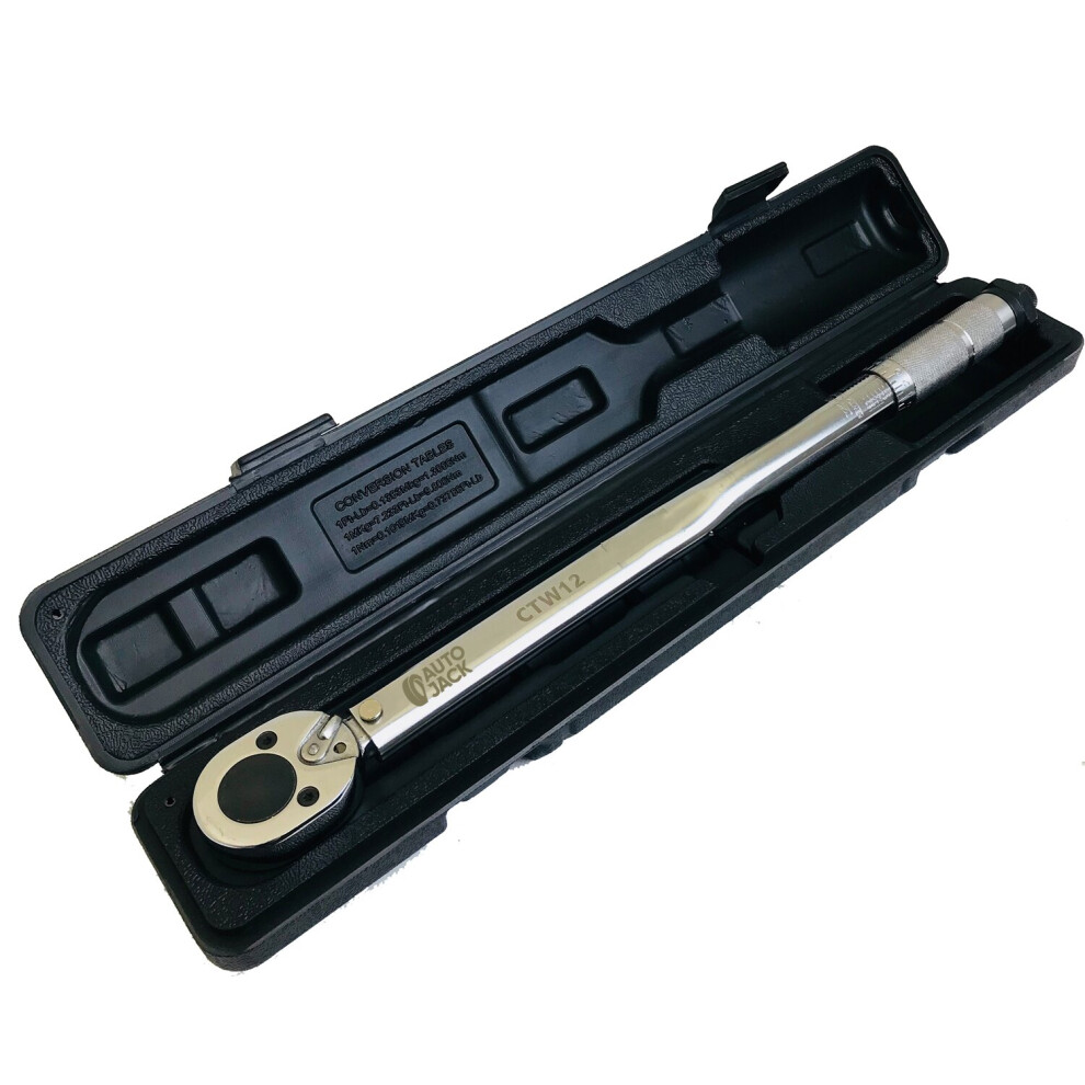 1/2" Square Drive Ratchet Torque Wrench Calibrated Tool