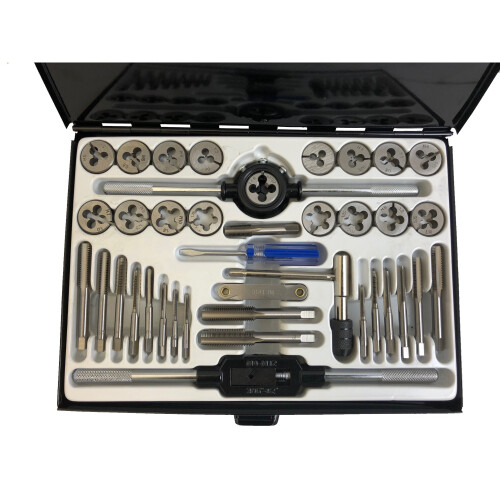 Professional 40Pc Metric Tap and Die Set Kit 1