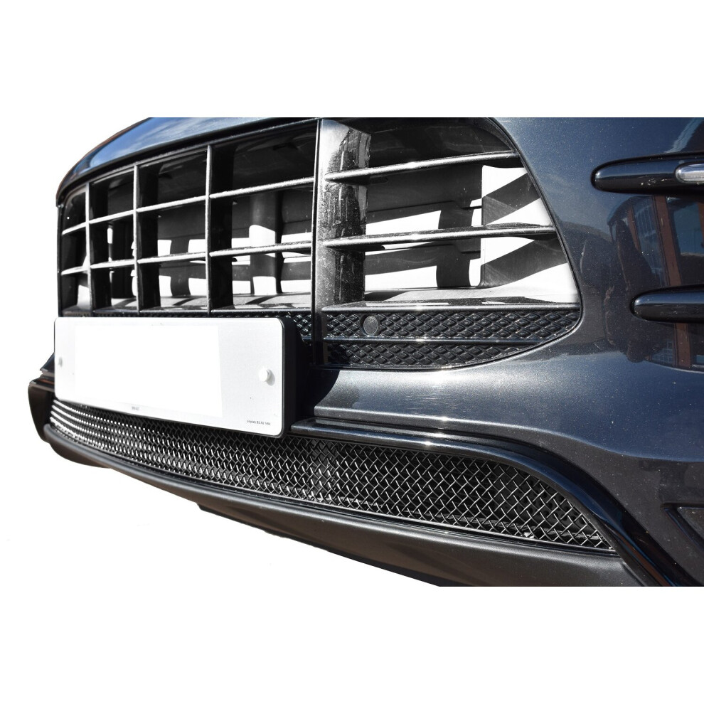 (Silver) Porsche Macan Turbo - Lower Grille (2014 - 2018) Silver 5060468074765