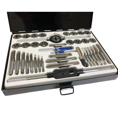 Professional 40Pc Metric Tap and Die Set Kit 2