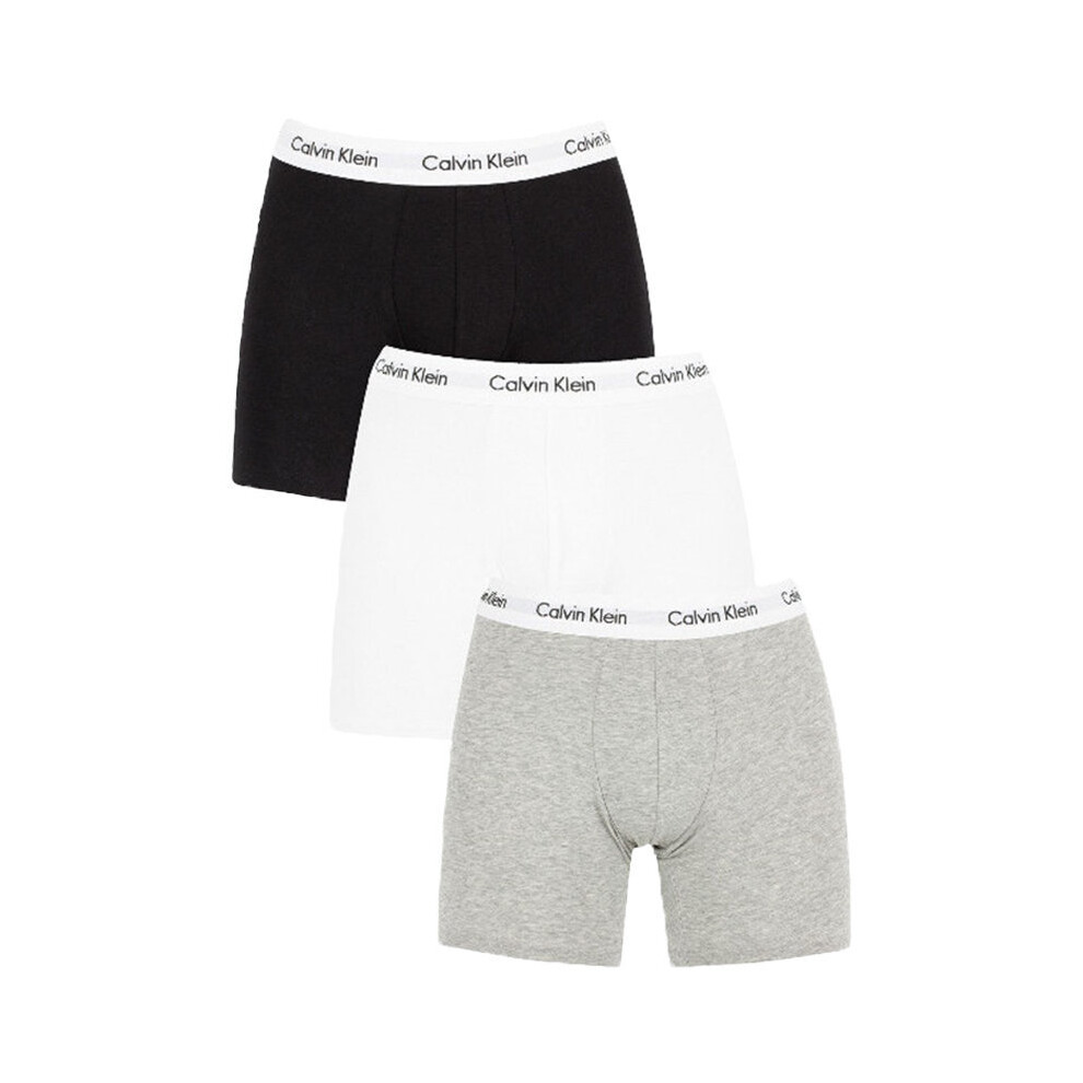 (L) CALVIN KLEIN NB1770A MP1 Mens CK Boxers Briefs Cotton 3X Pack Underwear