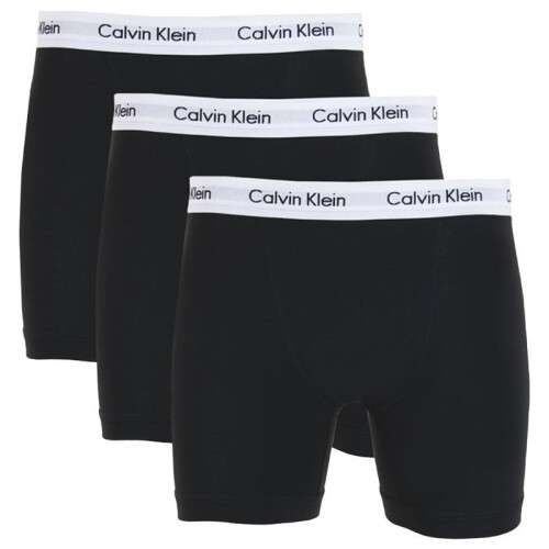 (L) CALVIN KLEIN NB1770A 001 Mens Boxers Briefs Cotton 3X Pack CK Underwear