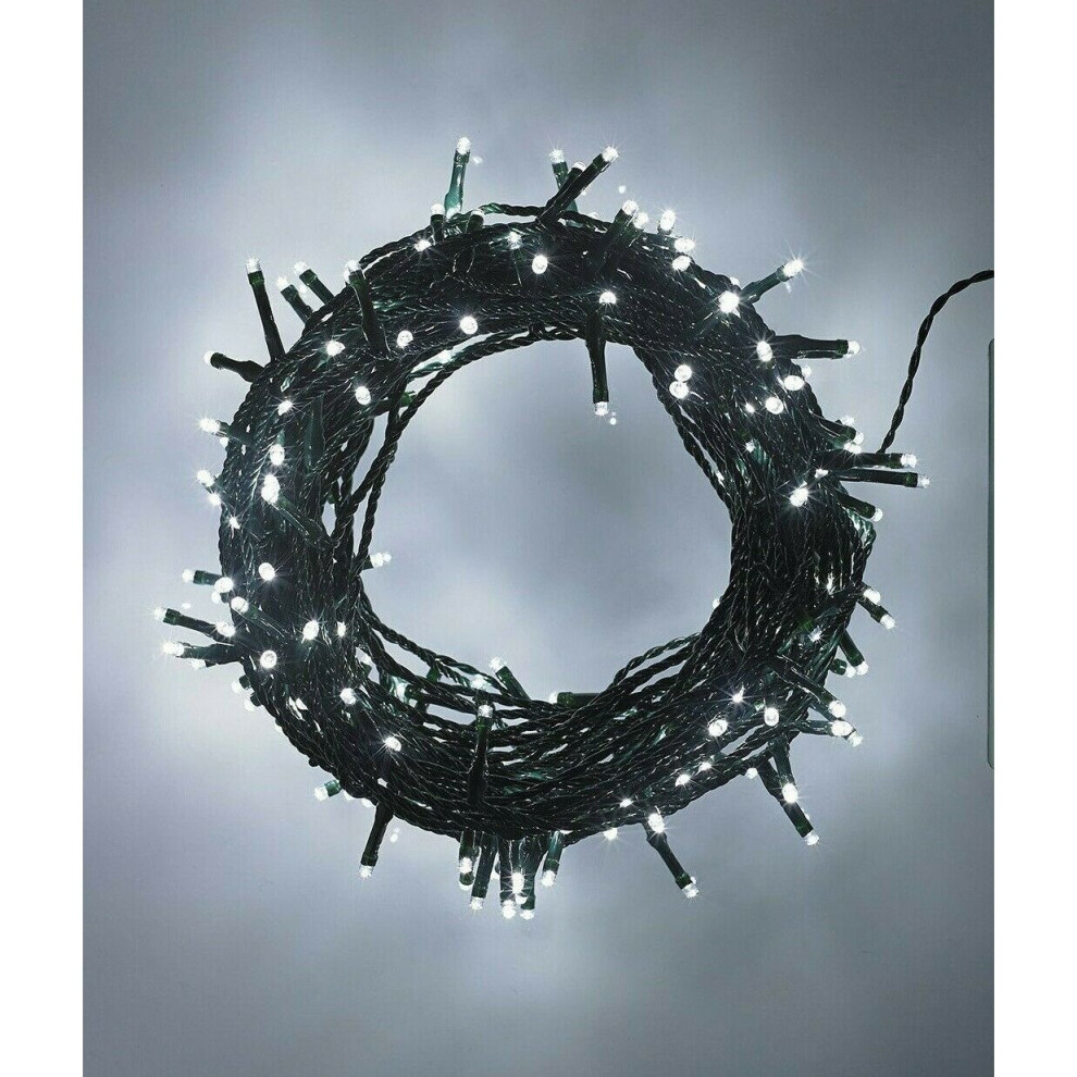 Spot On Dealz 100 Led White Christmas Tree Lights Indoor/Outdoor Use Garden Decor