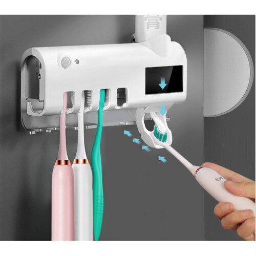 (Black) Toothbrush Sterilizer Smart UV Sterilization 1