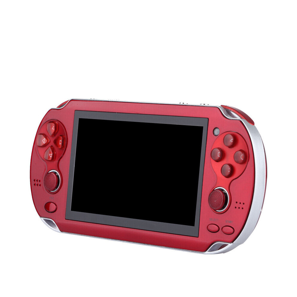 (X7 4.3'' ) Handheld Game Console Player Portable Video Game Consoles Christmas Gift Red 7065177392535