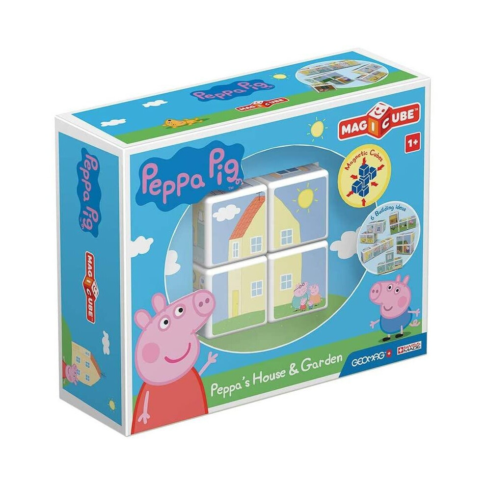 Geomag Magicube Peppa Pig - Peppa's House & Garden