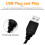 HD PC USB Webcam with Microphone for online Metting 3