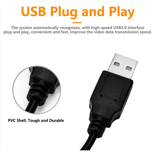 HD PC USB Webcam with Microphone for online Metting 2