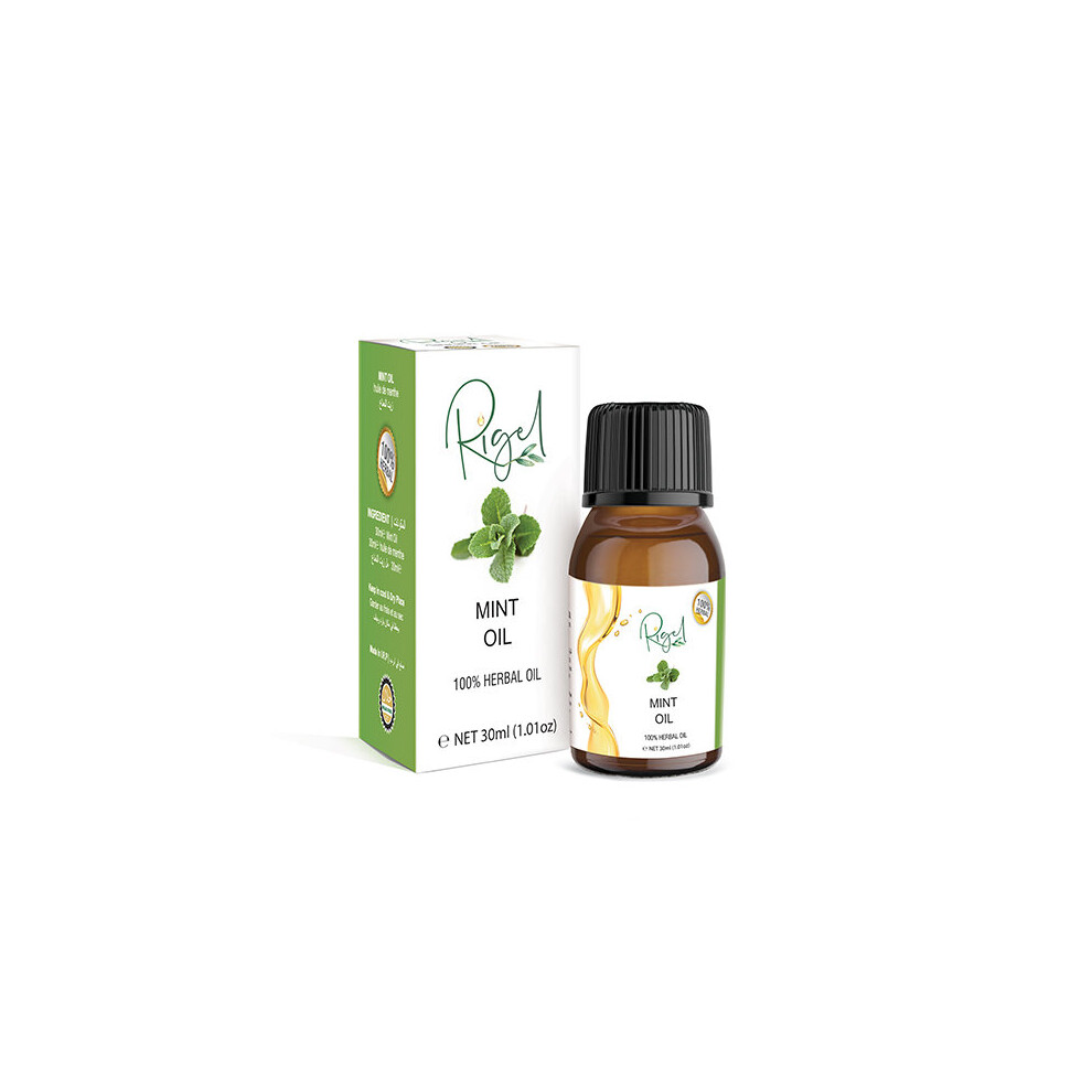 Rigel 100% Herbal Mint Oil | Oil For Skin, Hair & Beauty Treatment - 30Ml