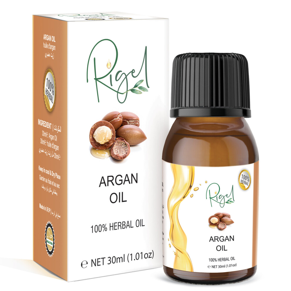 Rigel - 100% Herbal Argan Oil | Argan Moroccan Oil | Skin Care - Hair Care - 30Ml